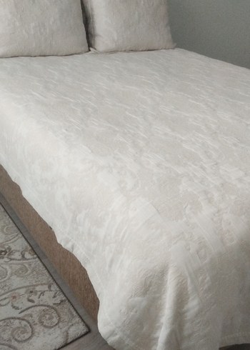 Bej Düz Modern yatak örtüsü - Görsel 8