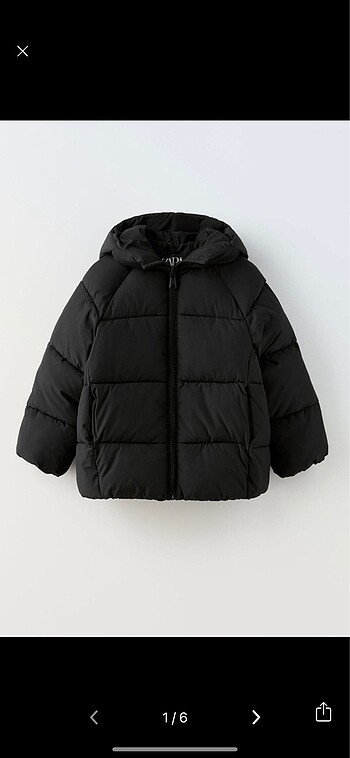 Zara çocuk mont