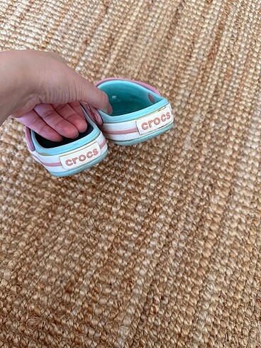 26 Beden turkuaz Renk Crocs çocuk terlik