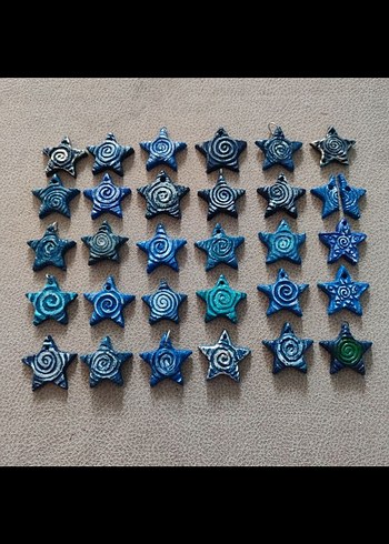 spiral yıldız kolyeler