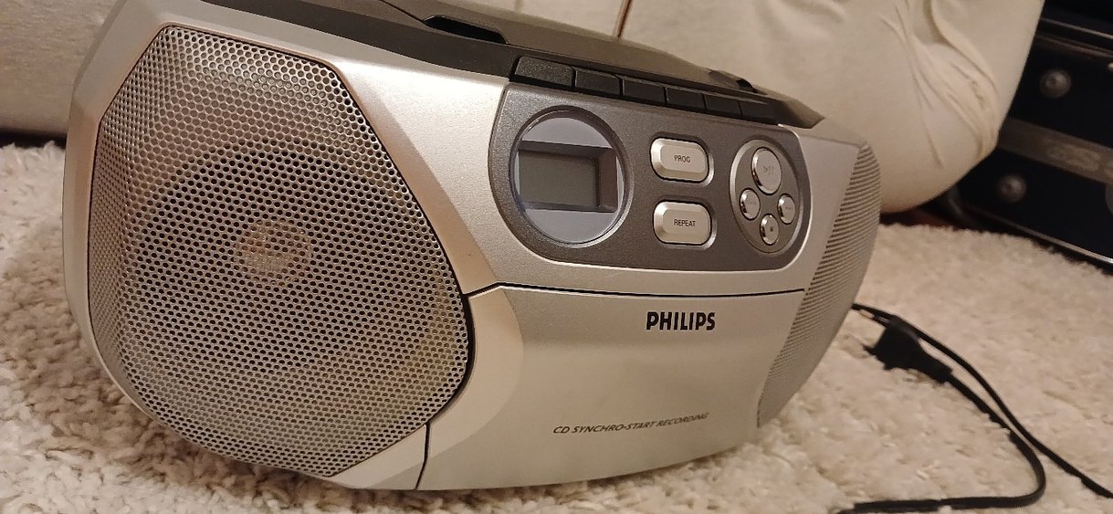 philips CD/kaset çalar Soundmachine AZ1017/98 radyo - Görsel 2