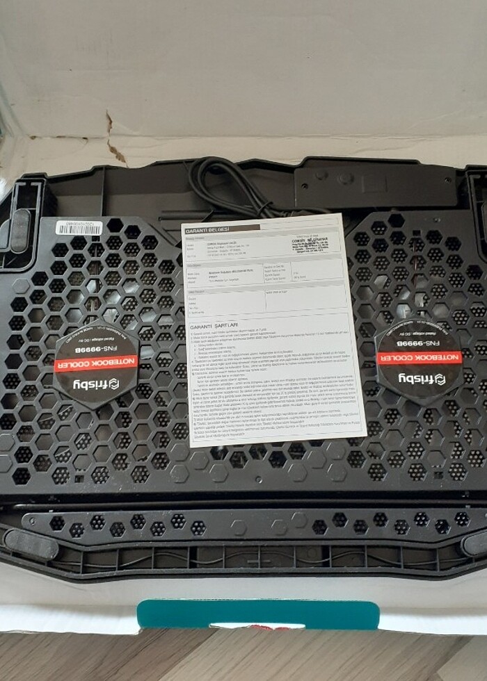 Frisby bilgisayar laptop fanı - Görsel 2