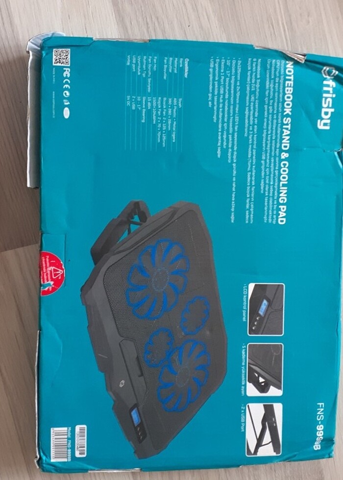 Frisby bilgisayar laptop fanı - Görsel 5