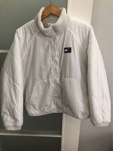 l Beden Orjinal Çift Taraflı Tommy Hilfiger mont