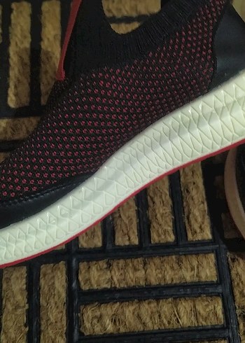 Koyu Kırmızı Dolgu Topuklu Kadın Spor Ayakkabı - Görsel 2