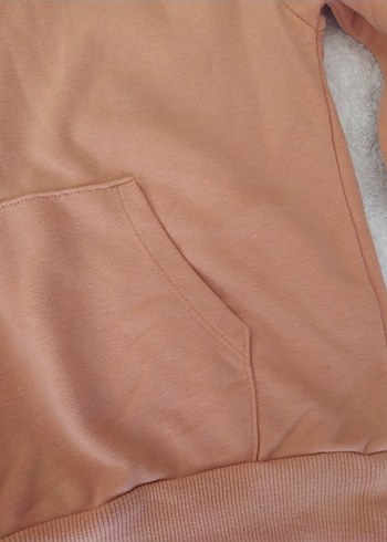 5 Yaş Beden pembe Renk Kızlar için Kapüşonlu Peluş Ceket