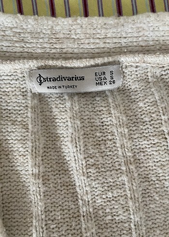 Stradivarius Krem rengi Stradivarius Kadın Hırka