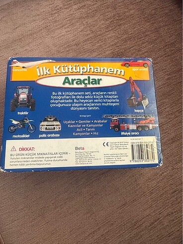  Beden Renk İlk Kütüphanem (Araçlar)