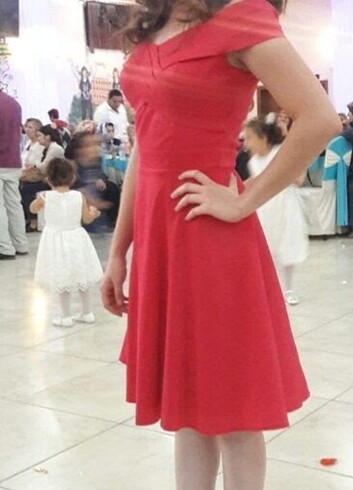 Pembe elbise / abiye - Görsel 2