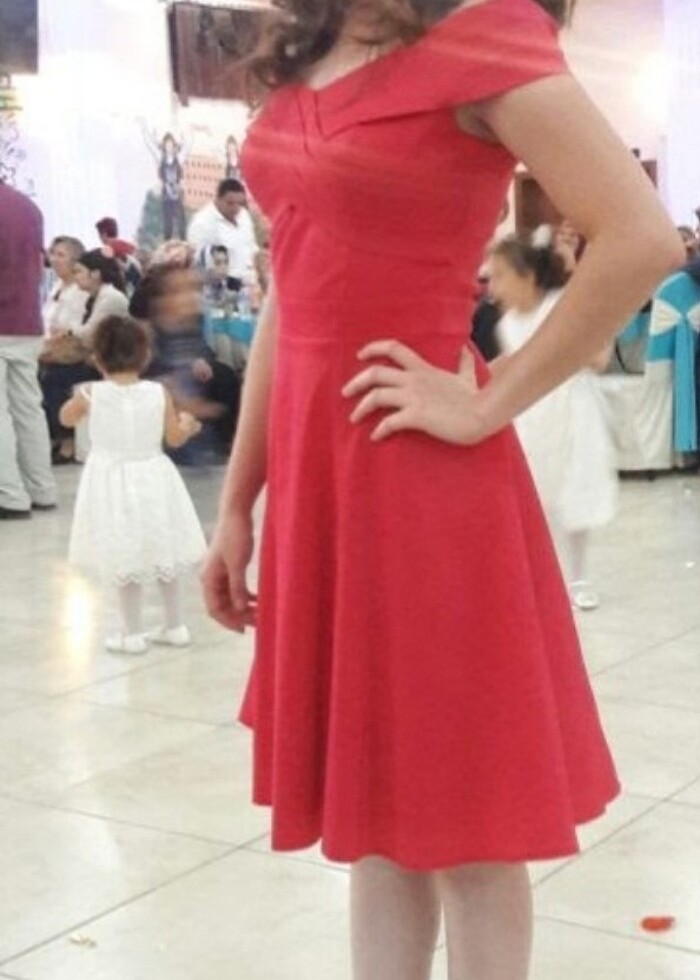 Pembe elbise / abiye - Görsel 2