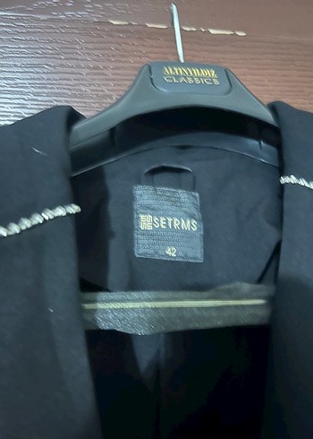 Uzun Siyah SETRMS Elbise - Görsel 4