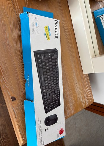 Mavi Pirinha Kablolu Klavye ve Mouse Seti - Görsel 2