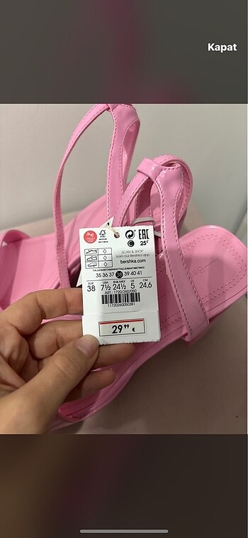 38 Beden Bershka topuklu