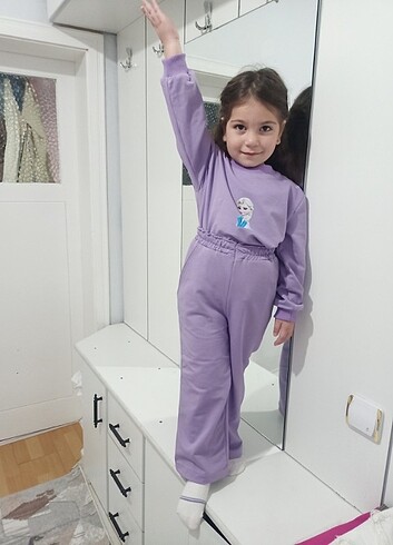 3 Yaş Beden 4yaş lila takım 