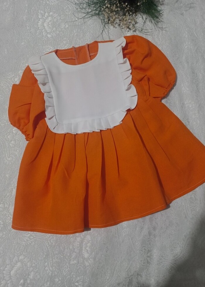 Kare yakalı elbise - Görsel 2