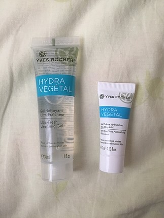 Ferahlatıcı yüz yıkama jeli + nemlendirici