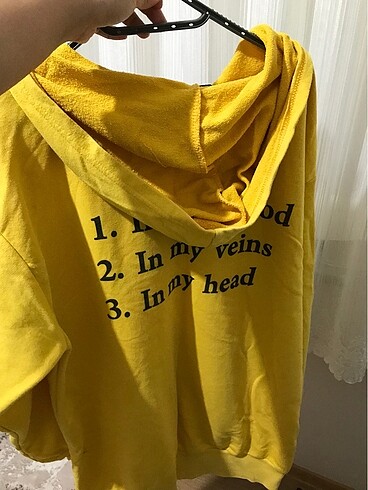 universal Beden sarı Renk Sweatshirt