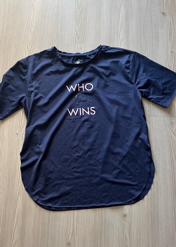 Lacivert Baskılı Hamile Tişörtü - Görsel 2