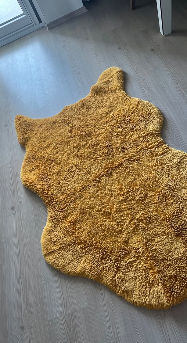 Parlak Deve Tüyü Renkli Bohem Halı - Görsel 5