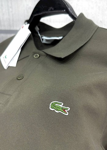 Lacoste Erkek Haki Uzun Kollu Polo Tişört - Görsel 3