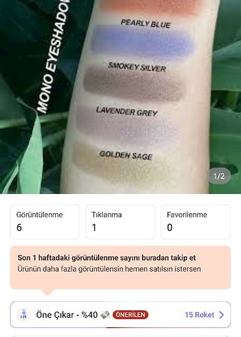 Farmasi Siyah Kutu #peary blue far - Görsel 2