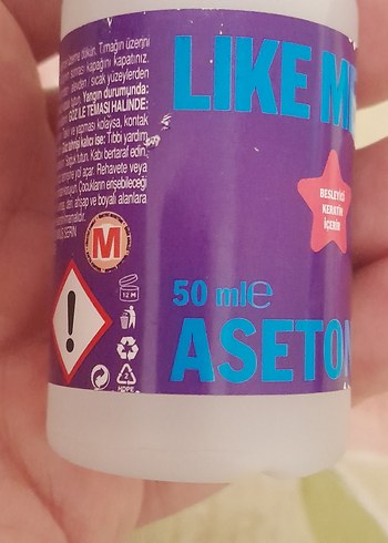 Like Me Aseton 50 ml Tırnak Cilası Temizleyici - Görsel 2