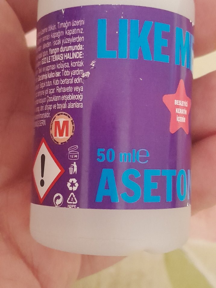 Like Me Aseton 50 ml Tırnak Cilası Temizleyici - Görsel 2