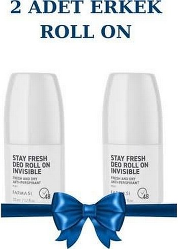 Farmasi Erkek Roll-On Deodorant 2'li Paket