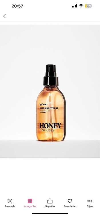 Victoria s Secret Honey Saç ve Vücut Spreyi Victoria?s Secret