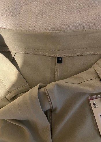 Vizon Salaş Kadın Kumaş Pantolon - Görsel 2