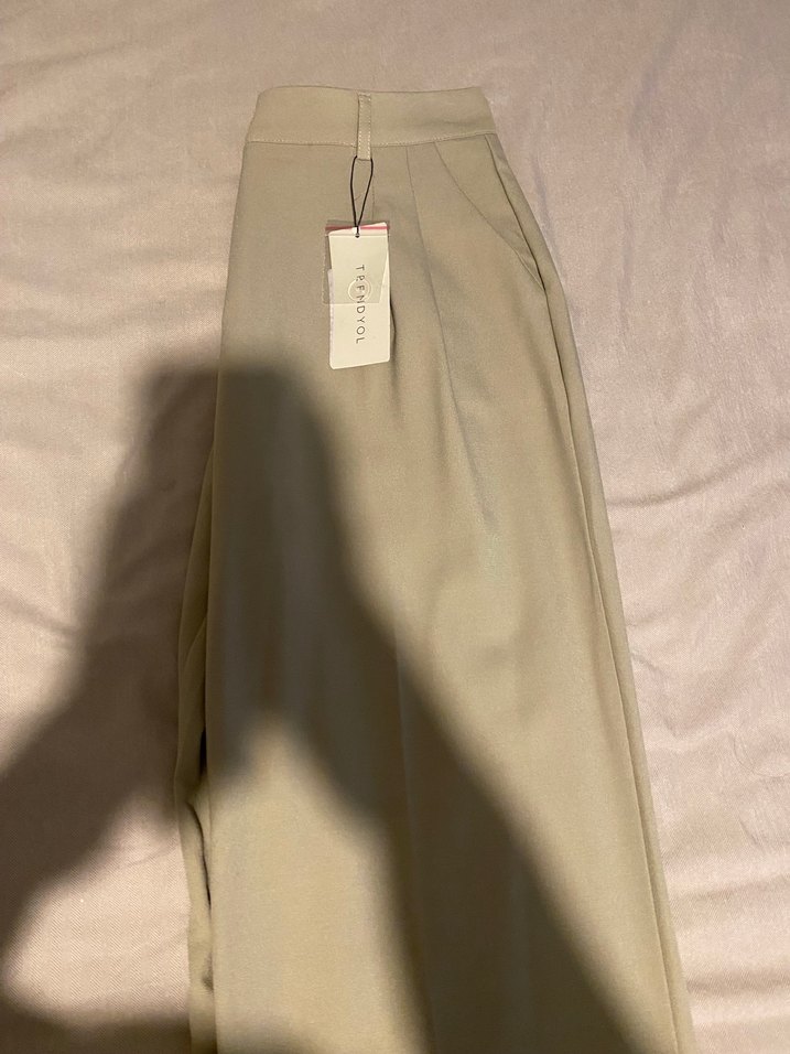 Vizon Salaş Kadın Kumaş Pantolon - Görsel 4