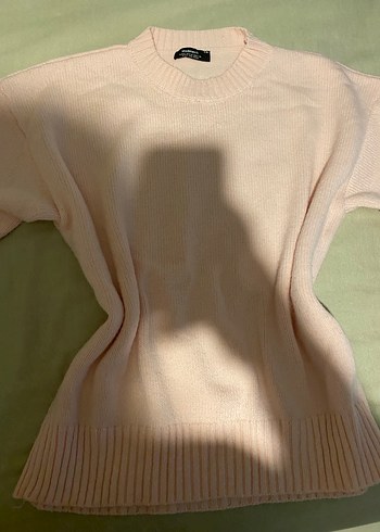 Basic pudra pembe kazak - Görsel 2