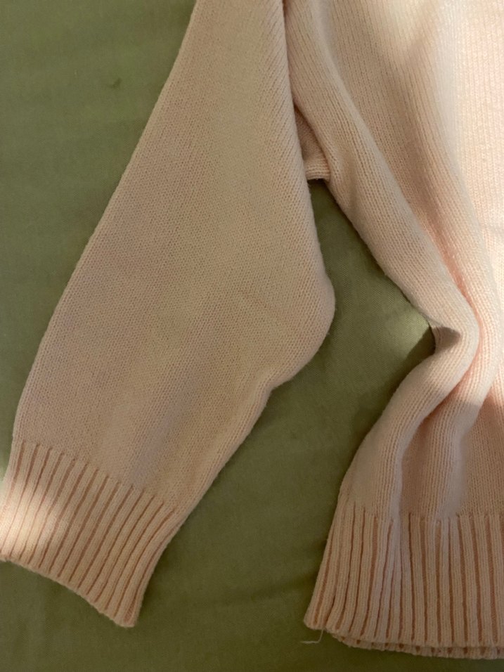 Basic pudra pembe kazak - Görsel 3