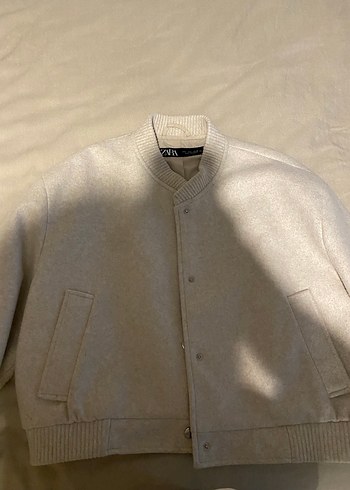 Zara krem ceket - Görsel 3