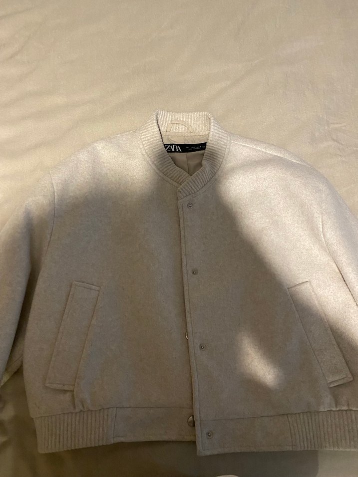Zara krem ceket - Görsel 3