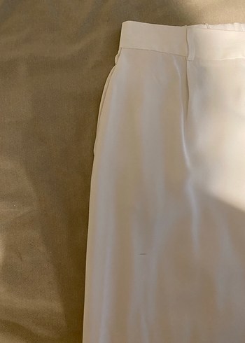 Beyaz Kumaş Pantolon - Görsel 3
