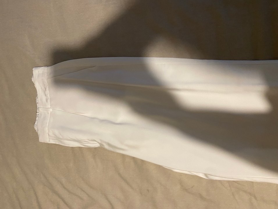 Beyaz Kumaş Pantolon - Görsel 5