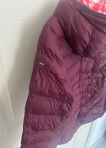 m Beden bordo Renk Bordo Kadın Street Wear Mont