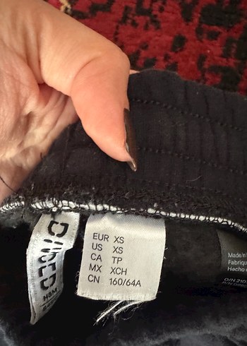 Siyah Bağcıklı Rahat Kadın Eşofman Altı - Görsel 2