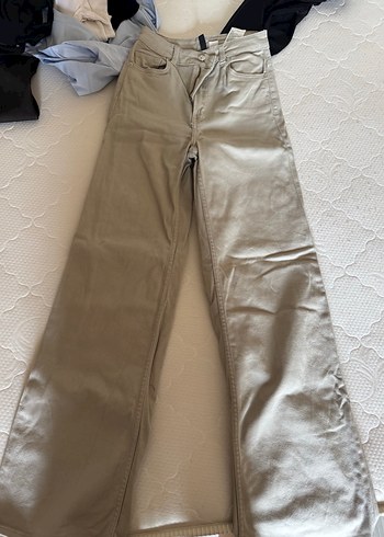 Bej Kadın Pantolon Rahat Kesim - Görsel 2