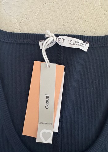 Kadın Lacivert Pamuklu Basic Atlet - Görsel 2