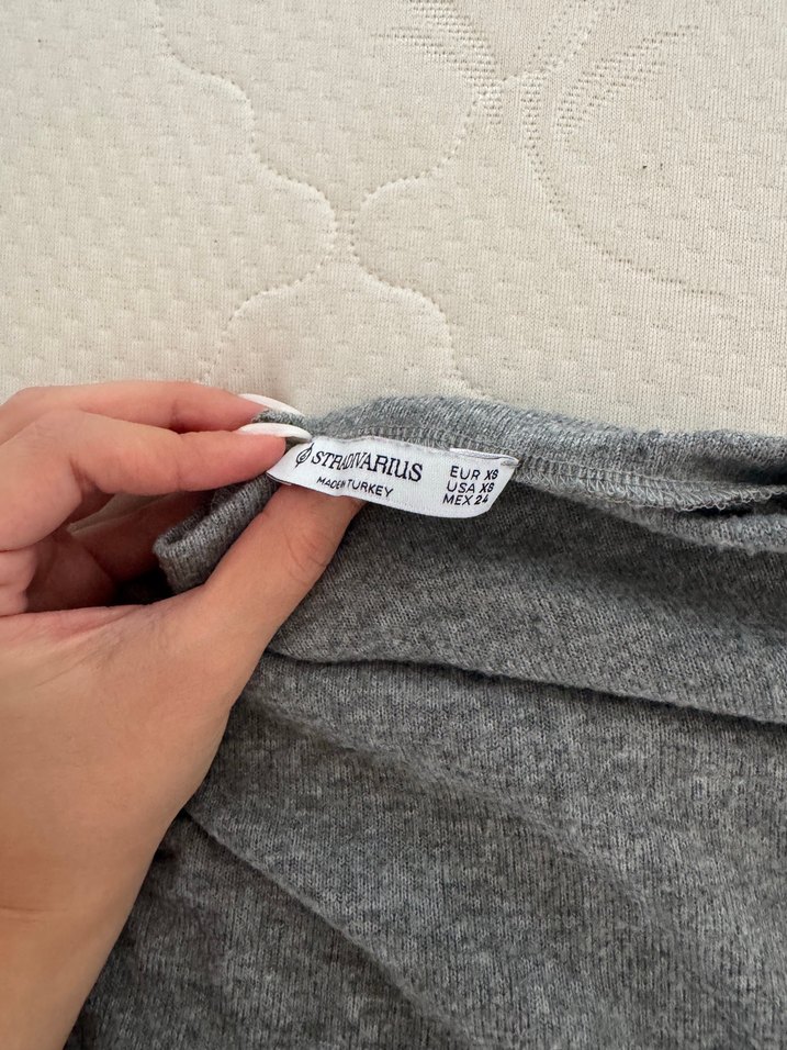 Gri Balıkçı Yaka Kadın Triko - Görsel 2