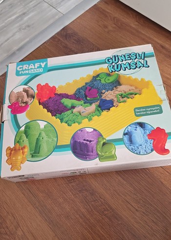 Pastel Renkli Güneşli Kumsal Eğitici Oyun Seti