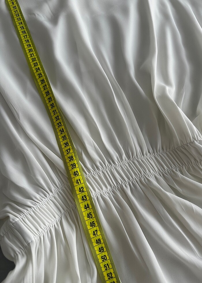 birgül bektaş bluz standart çiğ beyaz değil - Görsel 3