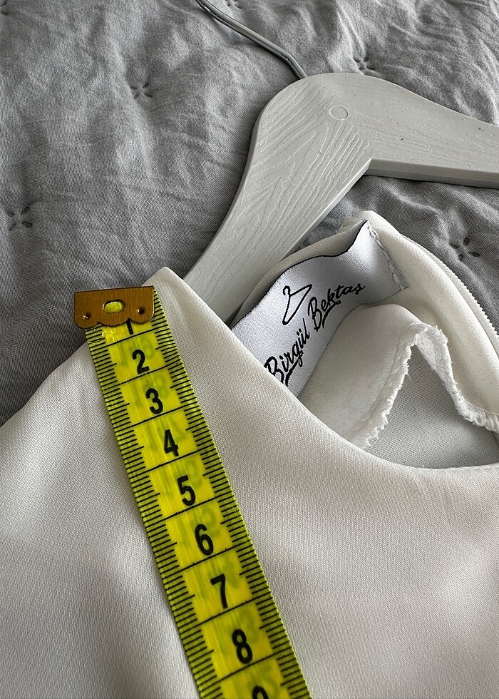 birgül bektaş bluz standart çiğ beyaz değil - Görsel 2