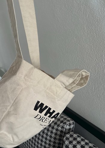 Beyaz Baskılı Kadın Günlük Çanta - Görsel 4