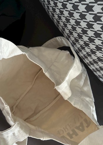 Beyaz Baskılı Kadın Günlük Çanta - Görsel 5