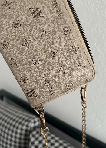 Zincir Detaylı Deri Kadın Çapraz Çanta - Görsel 6