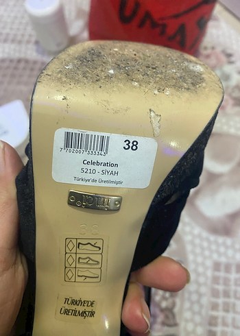 Siyah Goth Platform Topuklu Kadın Ayakkabı - Görsel 4