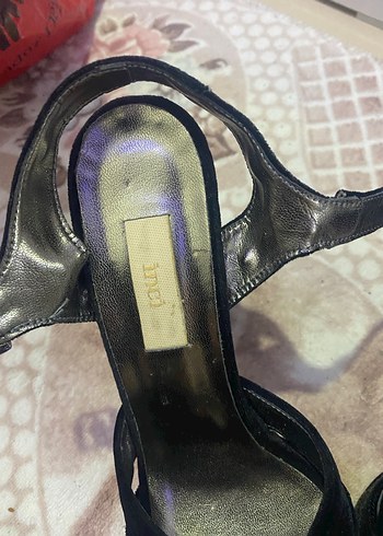 Siyah Goth Platform Topuklu Kadın Ayakkabı - Görsel 2